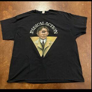 King Crimson Shirt Mens 2XL Black Radical Action Tour Cyclops Promo Double Sided